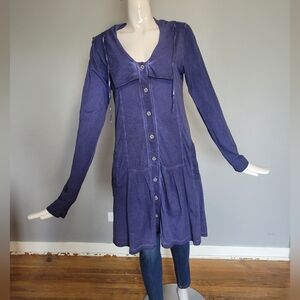 Yest Overdyed Longline Cardigan, VGUC, Size 8